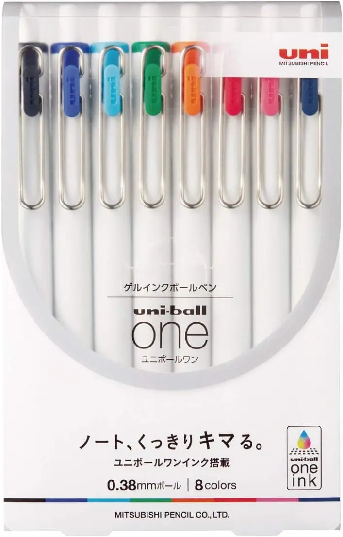 Gel Ink 0.38mm Ballpoint Pen, 8 Colors Set - Smooth Writing, Fine Point
Gel Ink 0.38mm Ballpoint Pen, 8 Colors Set - Smooth Writing, Fine Point