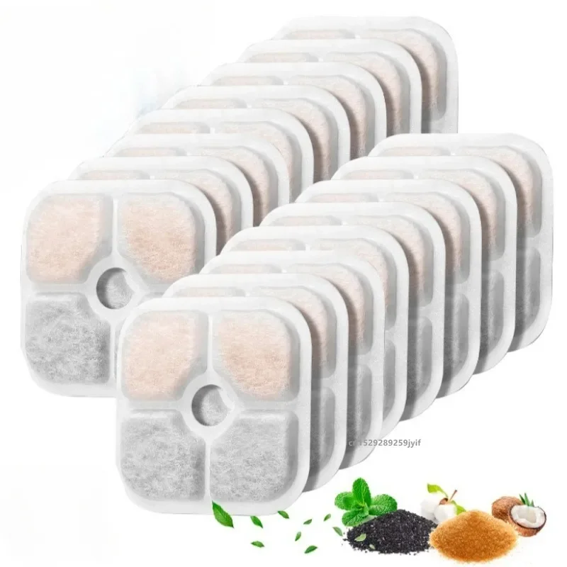 Set of 6/12 Replacement Activated Carbon Filter Cat Dog Drinking Fountain Replaced Filters for PIXI Water Fountain Dispenser
Set of 6/12 Replacement Activated Carbon Filter Cat Dog Drinking Fountain Replaced Filters for PIXI Water Fountain Dispenser