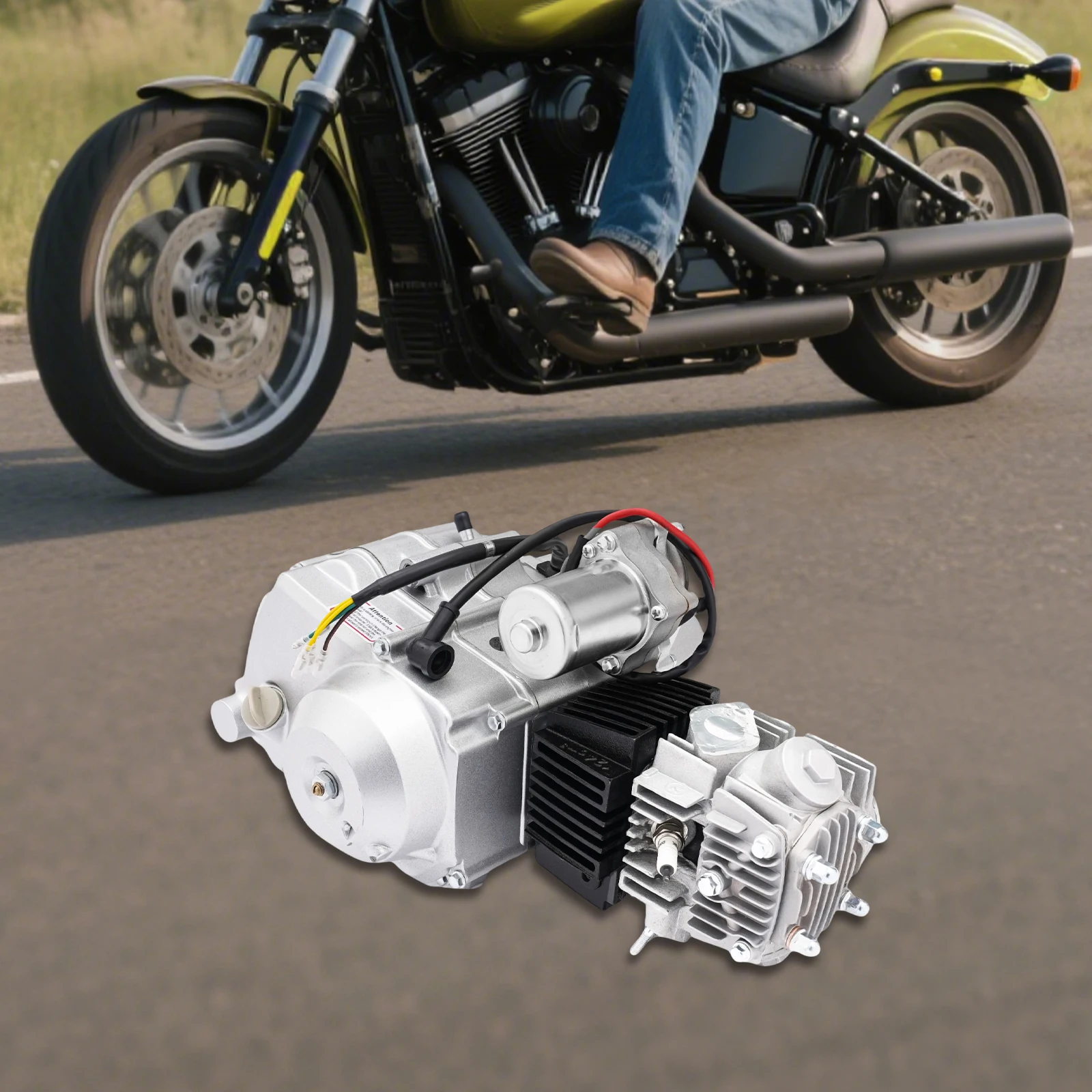 4-Stroke Engine Kit - Complete Single Cylinder Motor w/CDI Ignition & Auto Transmission for 50CC/70CC/90CC Dirt Pit Bike ATV
4-Stroke Engine Kit - Complete Single Cylinder Motor w/CDI Ignition & Auto Transmission for 50CC/70CC/90CC Dirt Pit Bike ATV