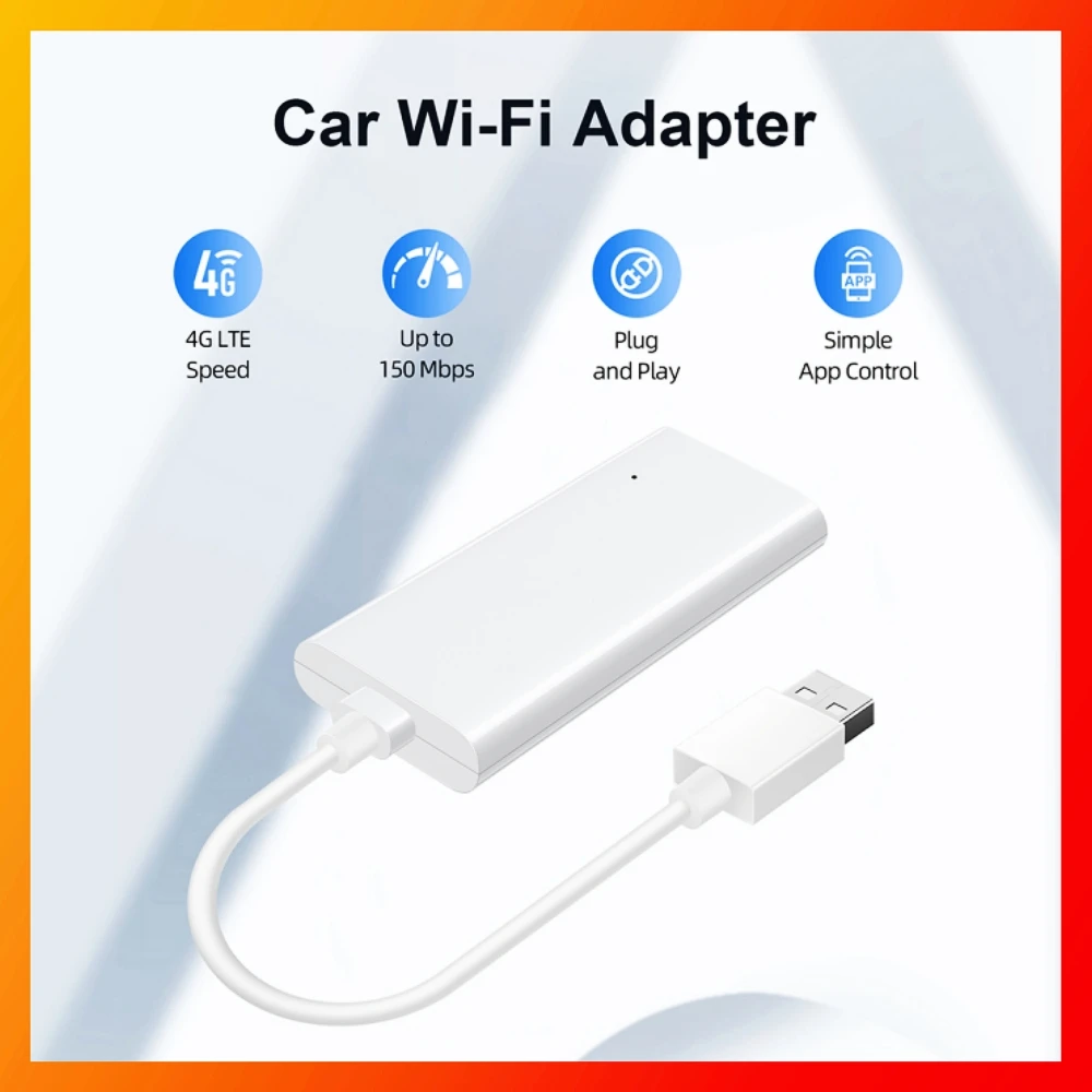 4G USB Wifi Modem Portable WiFi Hotspot LTE SIM Wireless Router CAT 4 150Mbps For Home/Car