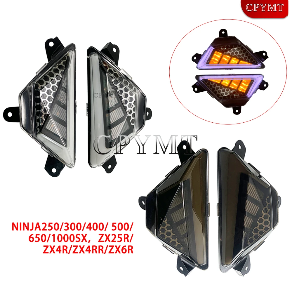 Fit For Ninja 250 300 Ninja400 500 650 1000SX ZX-6R ZX 4R 4RR NEW LED Front Turn Signals Blinker Indicator Daytime Running Light
Fit For Ninja 250 300 Ninja400 500 650 1000SX ZX-6R ZX 4R 4RR NEW LED Front Turn Signals Blinker Indicator Daytime Running Light