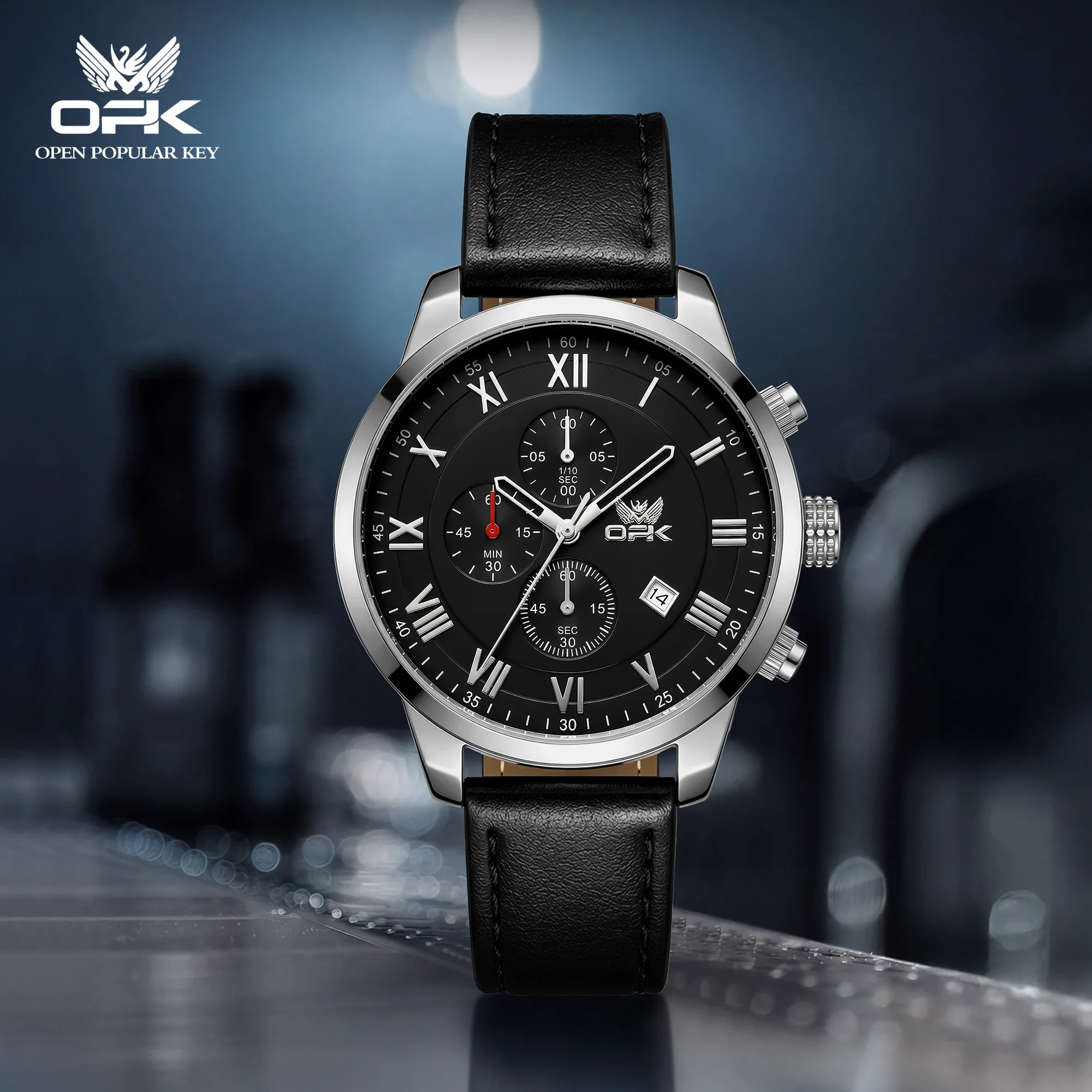 OPK Brand Watch New Belt Style Multifunctional Dial Men's Watch Waterproof Quartz Watch 6099
OPK Brand Watch New Belt Style Multifunctional Dial Men's Watch Waterproof Quartz Watch 6099
