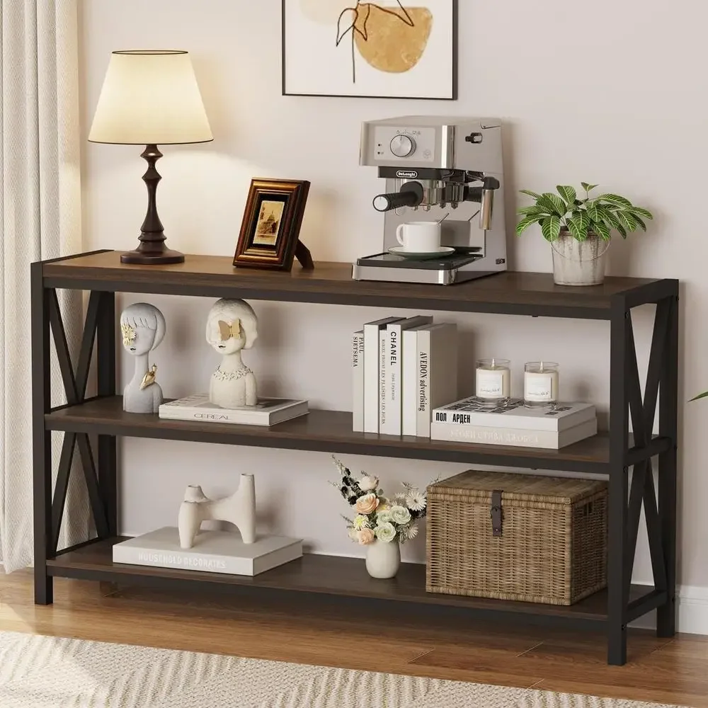 ole Table or Entryway, ern Entry Hallway Table with 3 Tier Shelves, Couch Tables Behind Soa or Living Room, 55 Inch, k Walnut
ole Table or Entryway, ern Entry Hallway Table with 3 Tier Shelves, Couch Tables Behind Soa or Living Room, 55 Inch, k Walnut