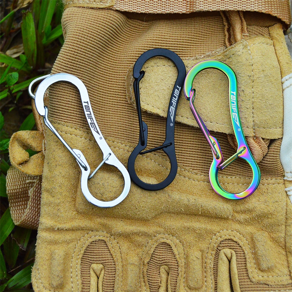TONIFE Stainless Steel Carabiner Keychain Outdoor Camping Climbing Snap Clip Lock Buckle Hook Fishing Tools Multifunction
TONIFE Stainless Steel Carabiner Keychain Outdoor Camping Climbing Snap Clip Lock Buckle Hook Fishing Tools Multifunction