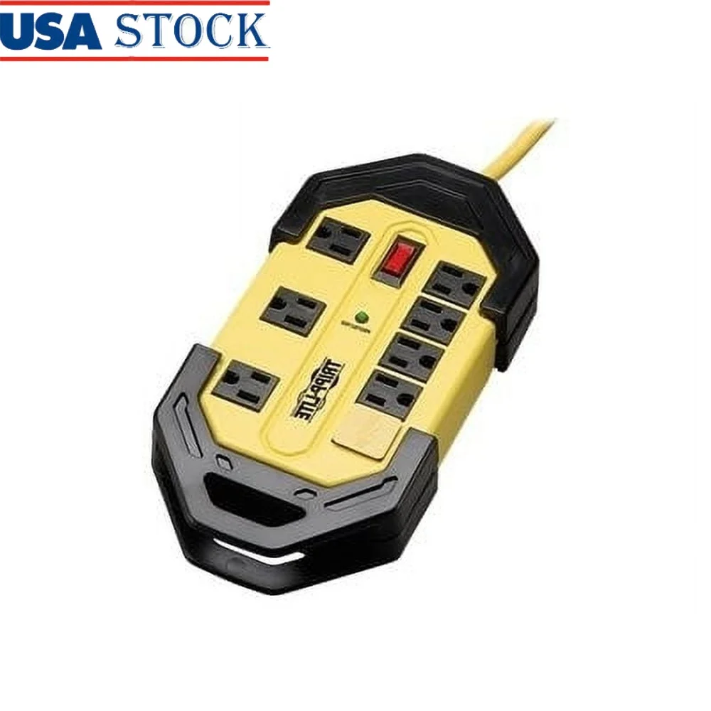 Safety Surge Protector 8 Outlets 12ft Cord 1500J Heavy Duty Metal Housing Industrial Power Strip with LED Protection
Safety Surge Protector 8 Outlets 12ft Cord 1500J Heavy Duty Metal Housing Industrial Power Strip with LED Protection