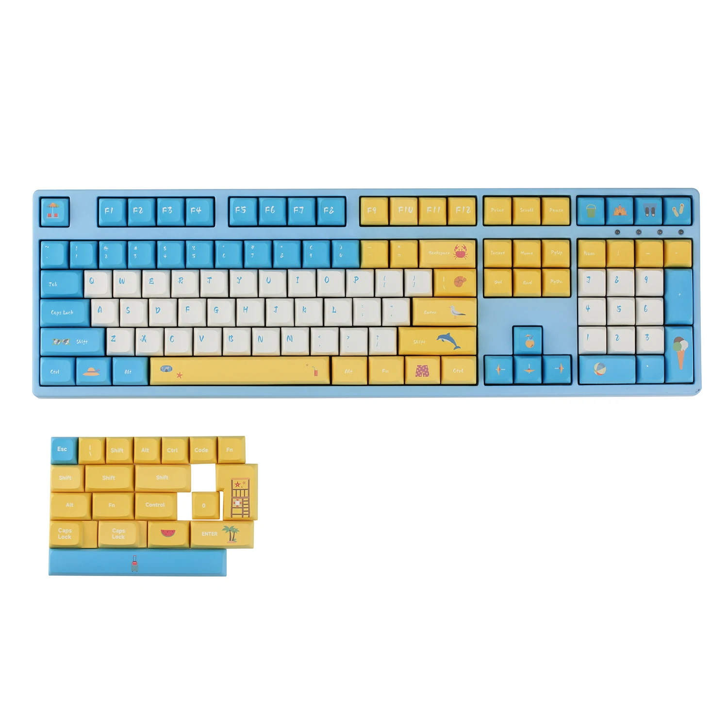 104 + 24 ПБТ, пятисторонняя сублимационная колпачок, XDA-совместимая макет ANSI ISO, летние каникулы
104 + 24 ПБТ, пятисторонняя сублимационная колпачок, XDA-совместимая макет ANSI ISO, летние каникулы