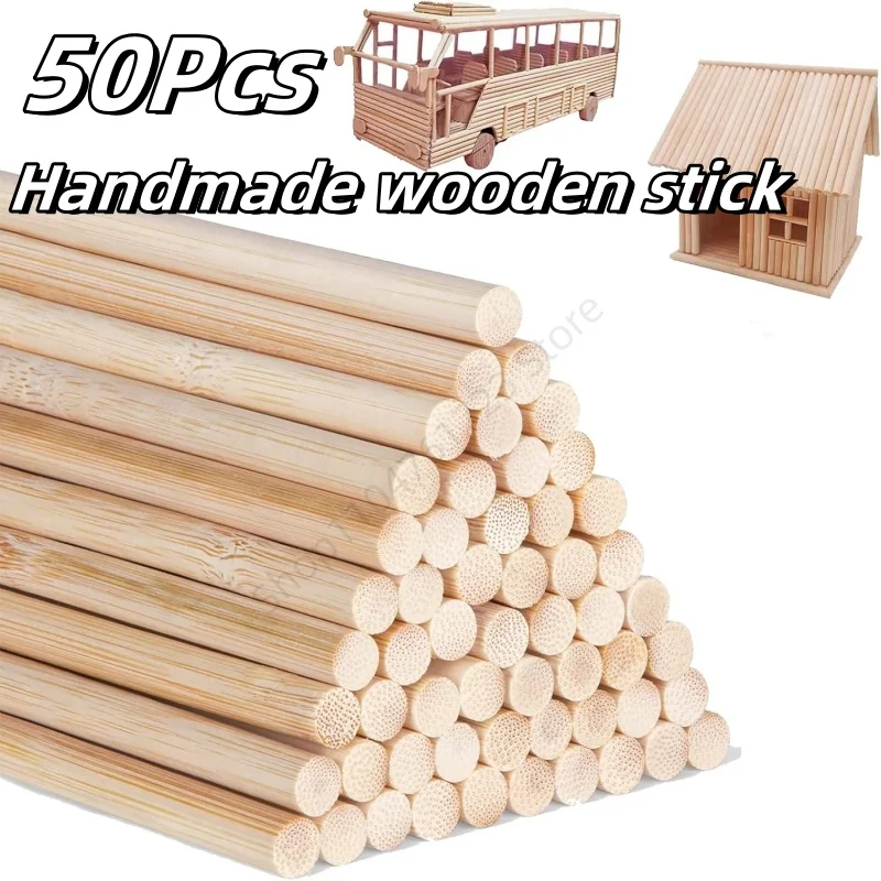 50Pcs Round Wooden Sticks Crafts and Model Making Furniture Materials DIY Durable Dowel Building Model Woodworking Tool Woodwork
50Pcs Round Wooden Sticks Crafts and Model Making Furniture Materials DIY Durable Dowel Building Model Woodworking Tool Woodwork