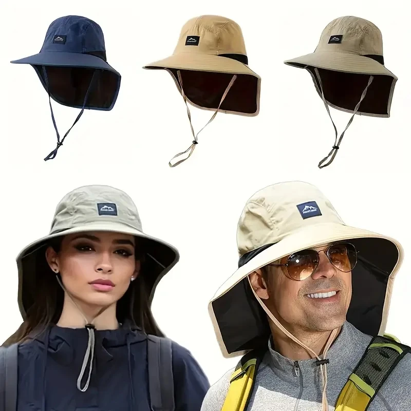1pc Outdoor sun protection cape hat for both men and women, made of durable polyester material
1pc Outdoor sun protection cape hat for both men and women, made of durable polyester material