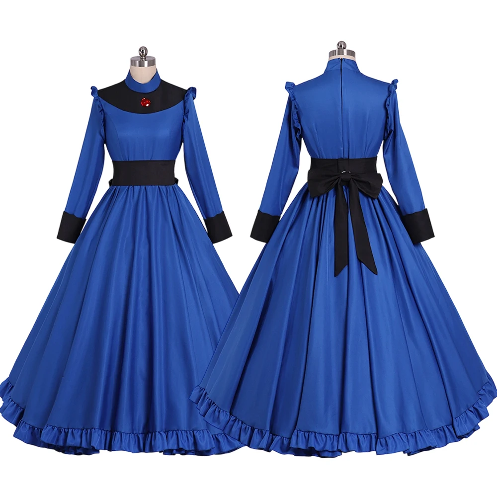 Anime Cosplay Yubaba Costume Women Fantasia Blue Dress Halloween Carnival Party Witch Disguise Ball Gown
Anime Cosplay Yubaba Costume Women Fantasia Blue Dress Halloween Carnival Party Witch Disguise Ball Gown