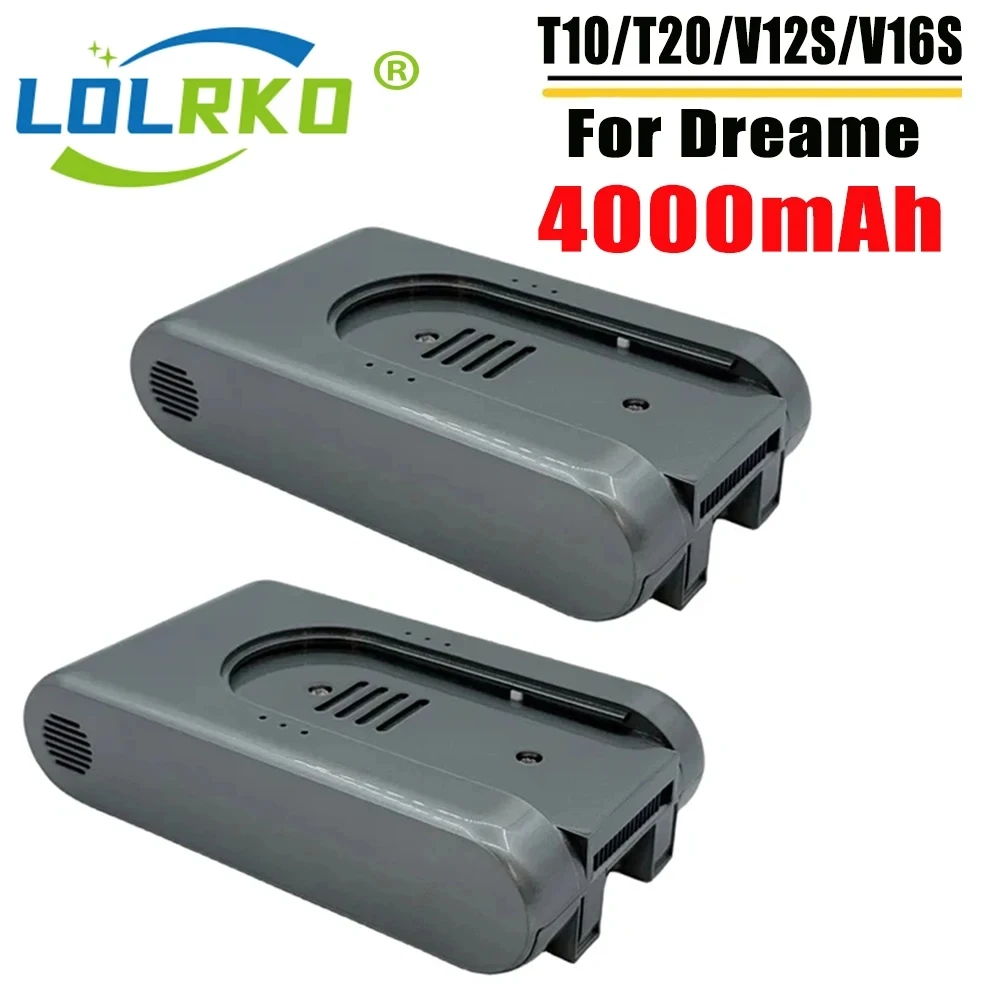 25.2V 5000mAh Replacement Rechargeable Li-ion Battery Pack For Dreame T20 T10 V16S Handheld Wireless Vacuum Cleaner Accessories
25.2V 5000mAh Replacement Rechargeable Li-ion Battery Pack For Dreame T20 T10 V16S Handheld Wireless Vacuum Cleaner Accessories