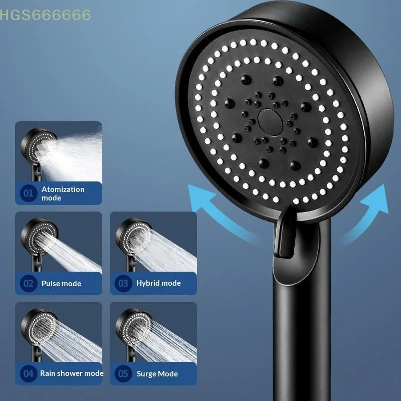 Efficient Water Flow With 5 Mode High Pressure Adjustable Filter Shower Head
Efficient Water Flow With 5 Mode High Pressure Adjustable Filter Shower Head