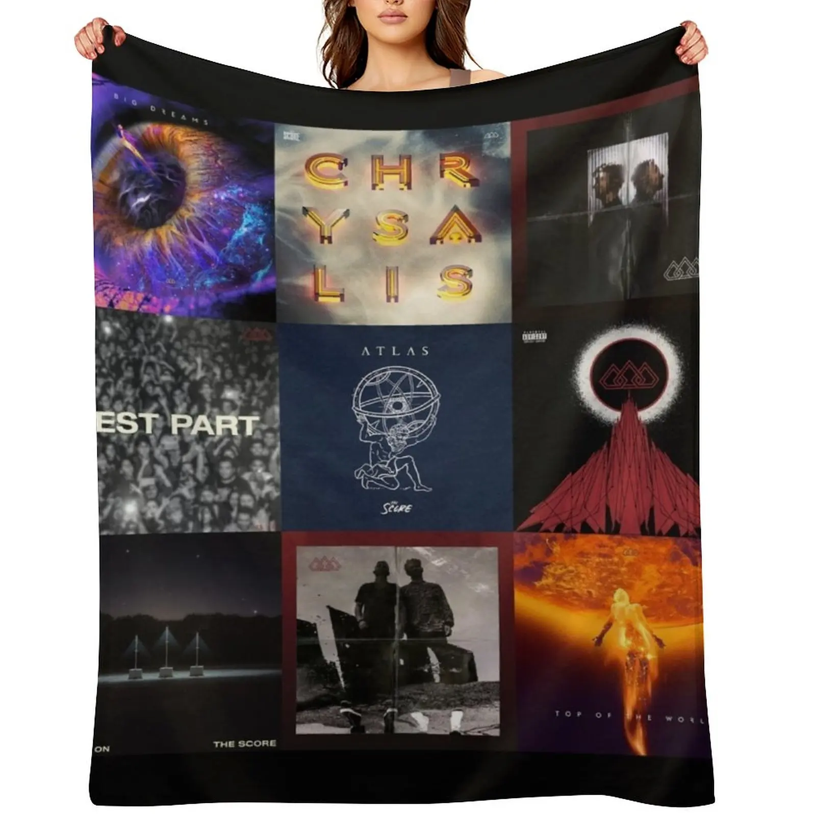 The score all albums and popular singles and EPs Throw Blanket Loose Hairys Bed covers Blankets
The score all albums and popular singles and EPs Throw Blanket Loose Hairys Bed covers Blankets