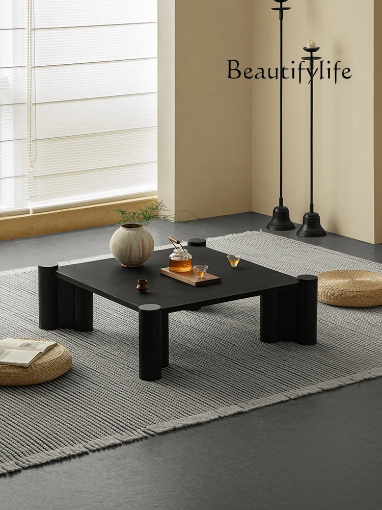 Furniture Modern Simple New Black Wabi Wind Solid Wood Home Living Room Square Coffee Table Sofa Edge Table
Furniture Modern Simple New Black Wabi Wind Solid Wood Home Living Room Square Coffee Table Sofa Edge Table