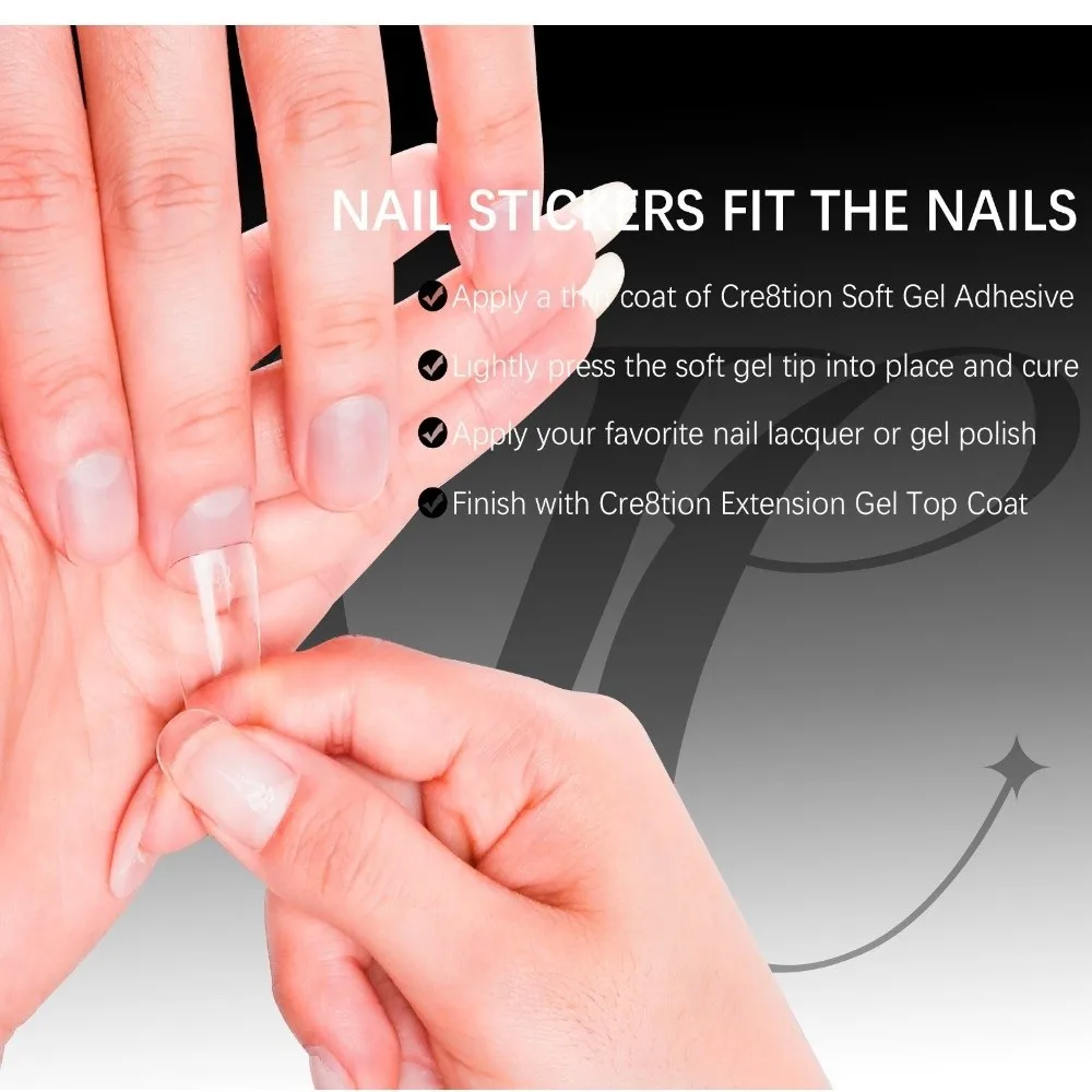150Pcs Transparent False Nail 15 Sizes Full Cover Artificial Nails Tips Smart French Line Quick Building Nail Extension Form
150Pcs Transparent False Nail 15 Sizes Full Cover Artificial Nails Tips Smart French Line Quick Building Nail Extension Form