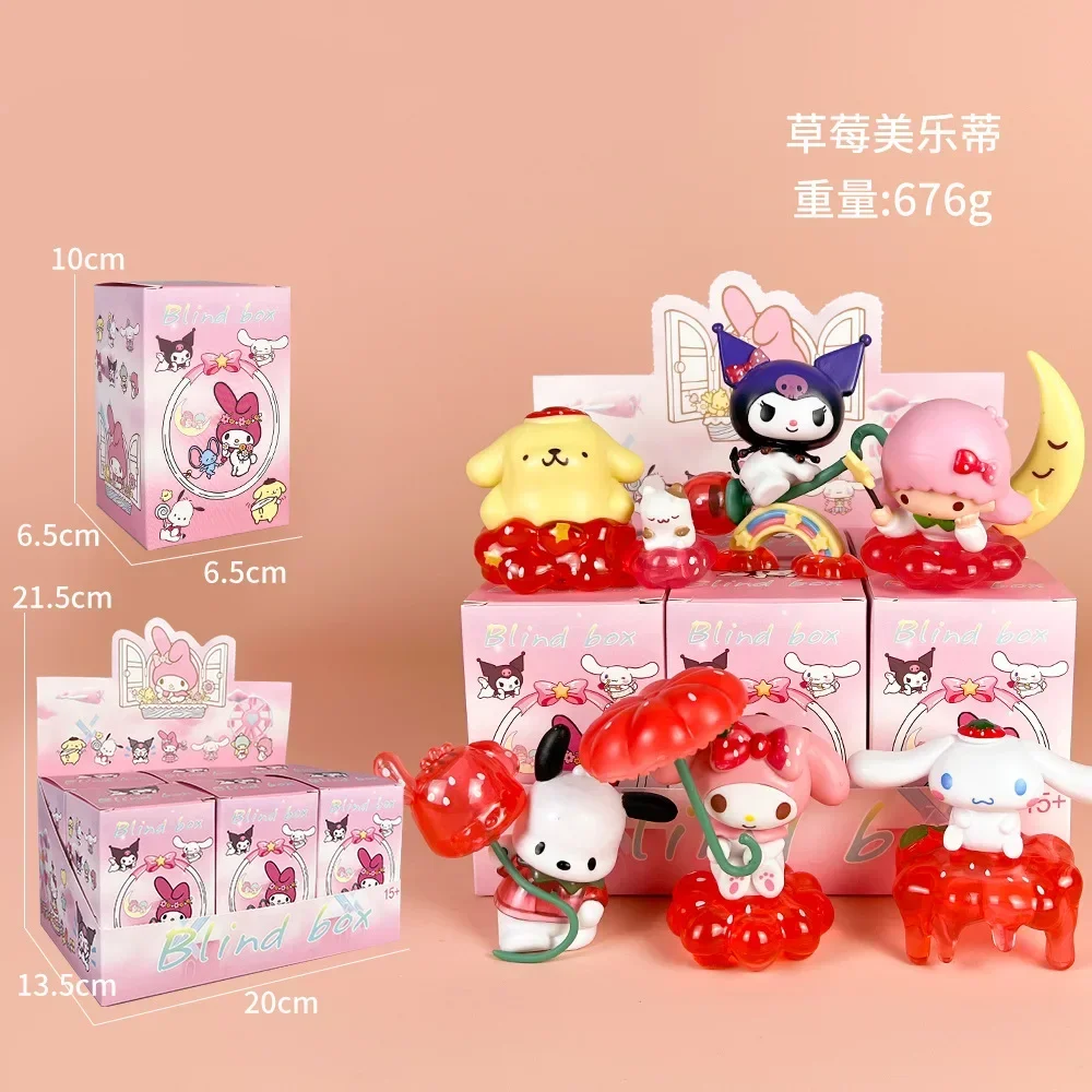 Набор-сюрприз Sanrio Sweet Strawberry Paradise: милые фигурки Китти, Синаморолл, Мелоди, игрушки-модели, куклы, подарок для девочек
Набор-сюрприз Sanrio Sweet Strawberry Paradise: милые фигурки Китти, Синаморолл, Мелоди, игрушки-модели, куклы, подарок для девочек