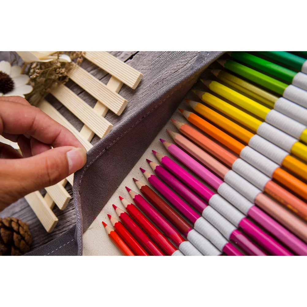 Dark Grey Canvas Colored Pencil Bag 36 Slots Rolling Pencil Holder Wrap Portable Art Pen Pouch Storage Organizer Case
Dark Grey Canvas Colored Pencil Bag 36 Slots Rolling Pencil Holder Wrap Portable Art Pen Pouch Storage Organizer Case