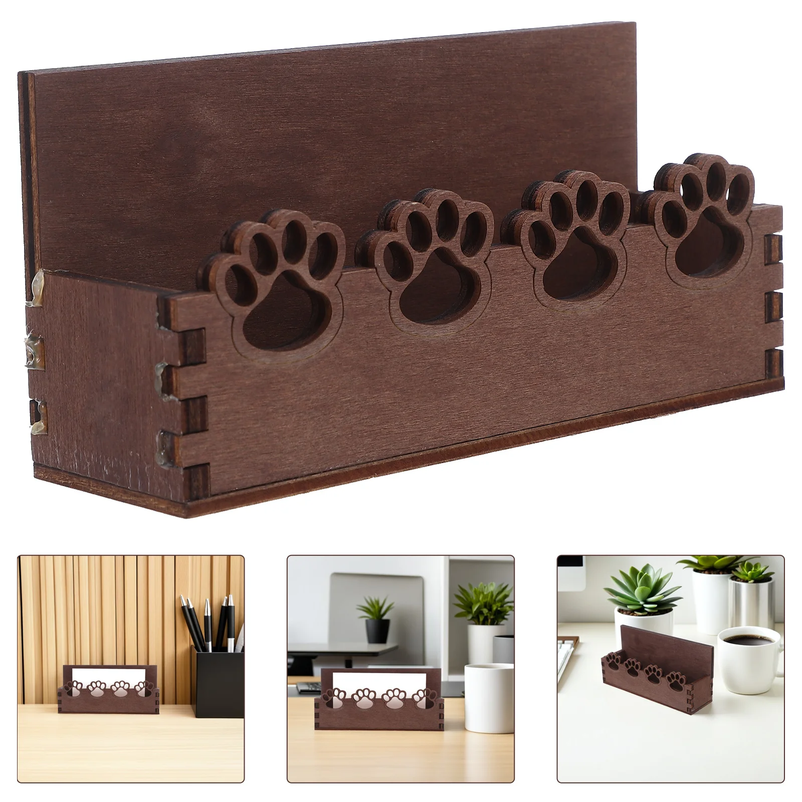 2Pcs Wooden Cat Paw Business Card Holder Rustic Office Desk Display Stand Desktop Organizer Unique Desk Business Card Holder
2Pcs Wooden Cat Paw Business Card Holder Rustic Office Desk Display Stand Desktop Organizer Unique Desk Business Card Holder