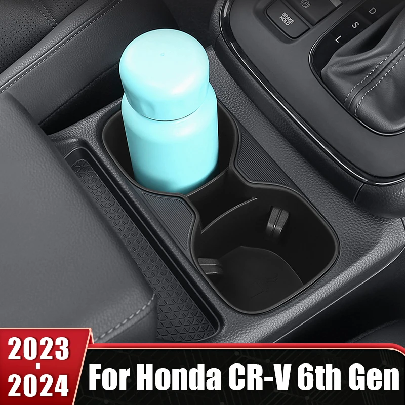 TPE Car Central Control Water Cup Holder Cup Slot Frame Storage Box Organizer Trim For Honda CR-V 6th Gen 2023 2024 2025 Hybrid
TPE Car Central Control Water Cup Holder Cup Slot Frame Storage Box Organizer Trim For Honda CR-V 6th Gen 2023 2024 2025 Hybrid