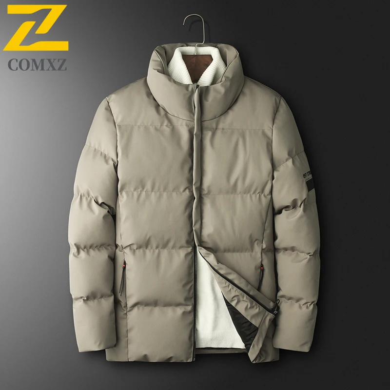 Men's Parker Coat Thickened Stand Collar Solid Color Travel Warm Winter Jacket Skiing Windproof Cold Proof Cotton-Padded Jacket
Men's Parker Coat Thickened Stand Collar Solid Color Travel Warm Winter Jacket Skiing Windproof Cold Proof Cotton-Padded Jacket