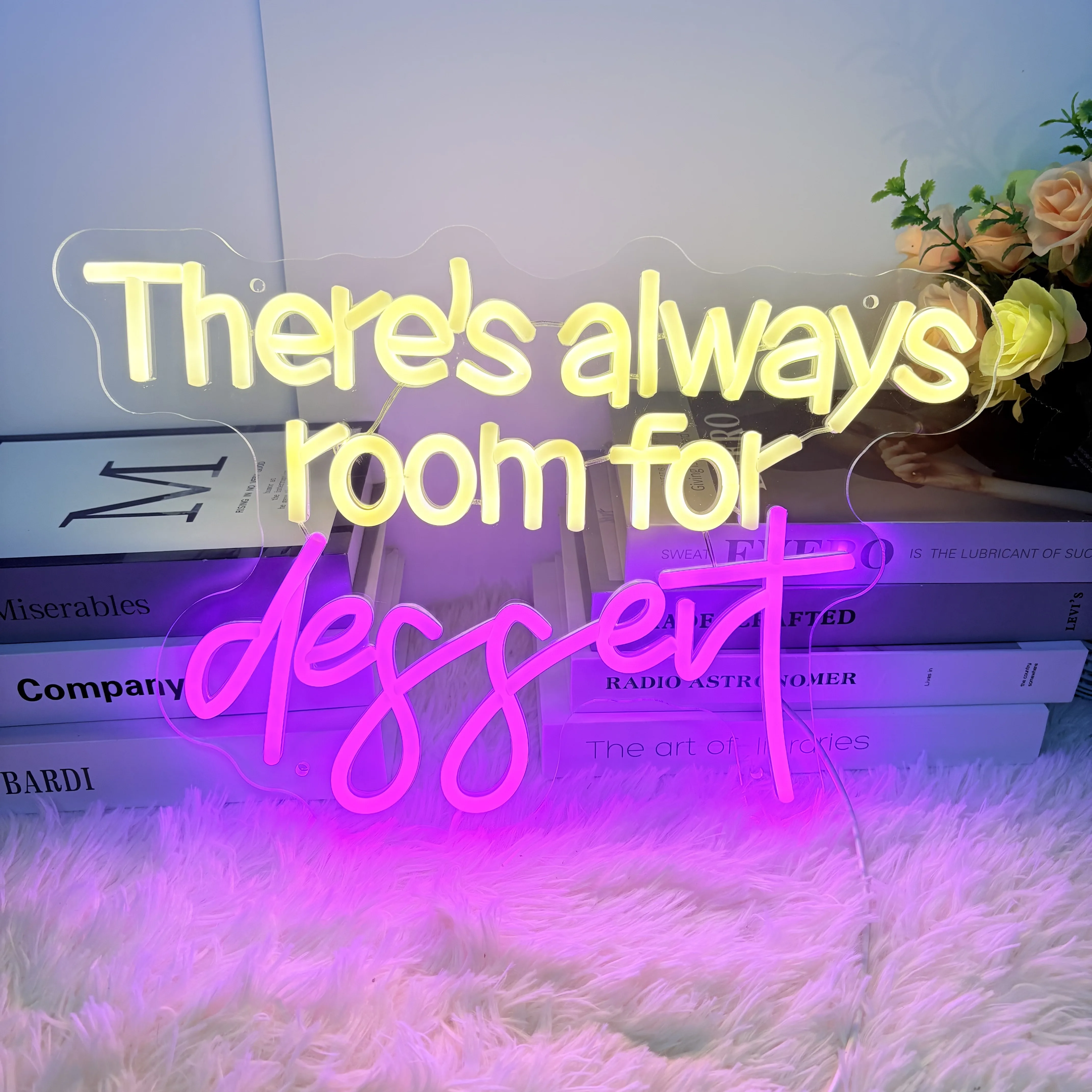 There's Always Room for Dessert Neon Sign, Custom Bakery Shop Dessert House Neon Sign Coffee Shop Cafe Home Kitchen Wall Decor
There's Always Room for Dessert Neon Sign, Custom Bakery Shop Dessert House Neon Sign Coffee Shop Cafe Home Kitchen Wall Decor