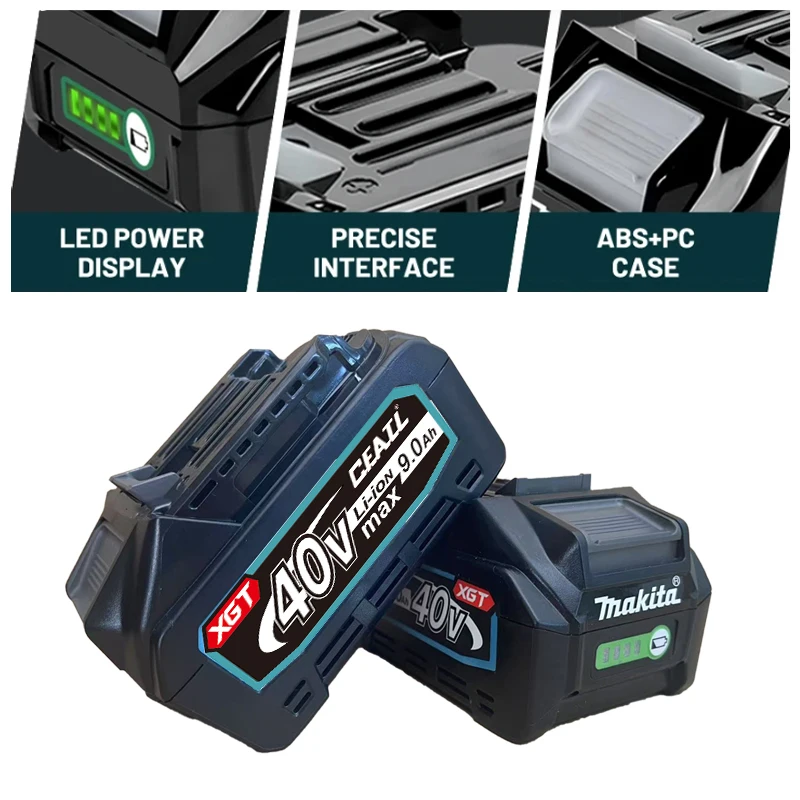 CFATL 40V original 9.0Ah rechargeable battery, suitable for Makita BL4020,BL4025,BL4050,BL4080 40v xgt battery
CFATL 40V original 9.0Ah rechargeable battery, suitable for Makita BL4020,BL4025,BL4050,BL4080 40v xgt battery