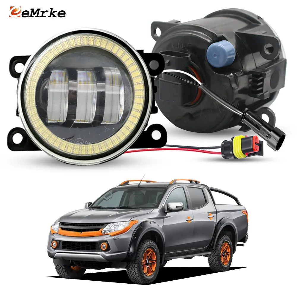 Светодиодные противотуманные фары с функцией «ангельских глазок» и дневными ходовыми огнями (DRL) для Mitsubishi L200 MK V Triton 5, Fiat Fullback, RAM 1200 2015-2018 годов выпуска
Светодиодные противотуманные фары с функцией «ангельских глазок» и дневными ходовыми огнями (DRL) для Mitsubishi L200 MK V Triton 5, Fiat Fullback, RAM 1200 2015-2018 годов выпуска