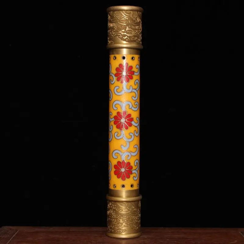 Antique Factory Wholesale Bronze Crafts Antique Distressed Desktop Decoration Jingtai Cloisonne Incense Burner Incense Tube
Antique Factory Wholesale Bronze Crafts Antique Distressed Desktop Decoration Jingtai Cloisonne Incense Burner Incense Tube