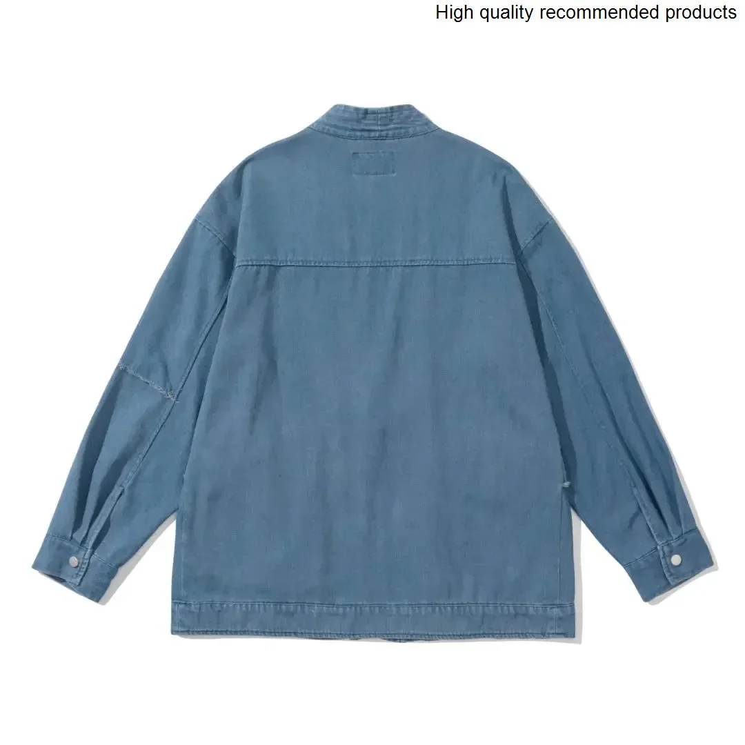 Japanese Streetwear Amikaki Vintage Men Fashion Loose Casual Denim Kimono Jacket Cityboy Spring Autumn Cardigan Coat Clothes
Japanese Streetwear Amikaki Vintage Men Fashion Loose Casual Denim Kimono Jacket Cityboy Spring Autumn Cardigan Coat Clothes