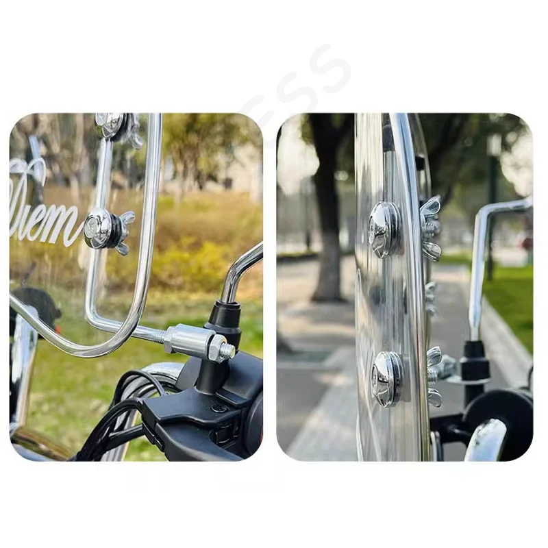 Durable Motorcycle Wind Deflectors For Roman Holiday Electric Scooter Shield
Durable Motorcycle Wind Deflectors For Roman Holiday Electric Scooter Shield