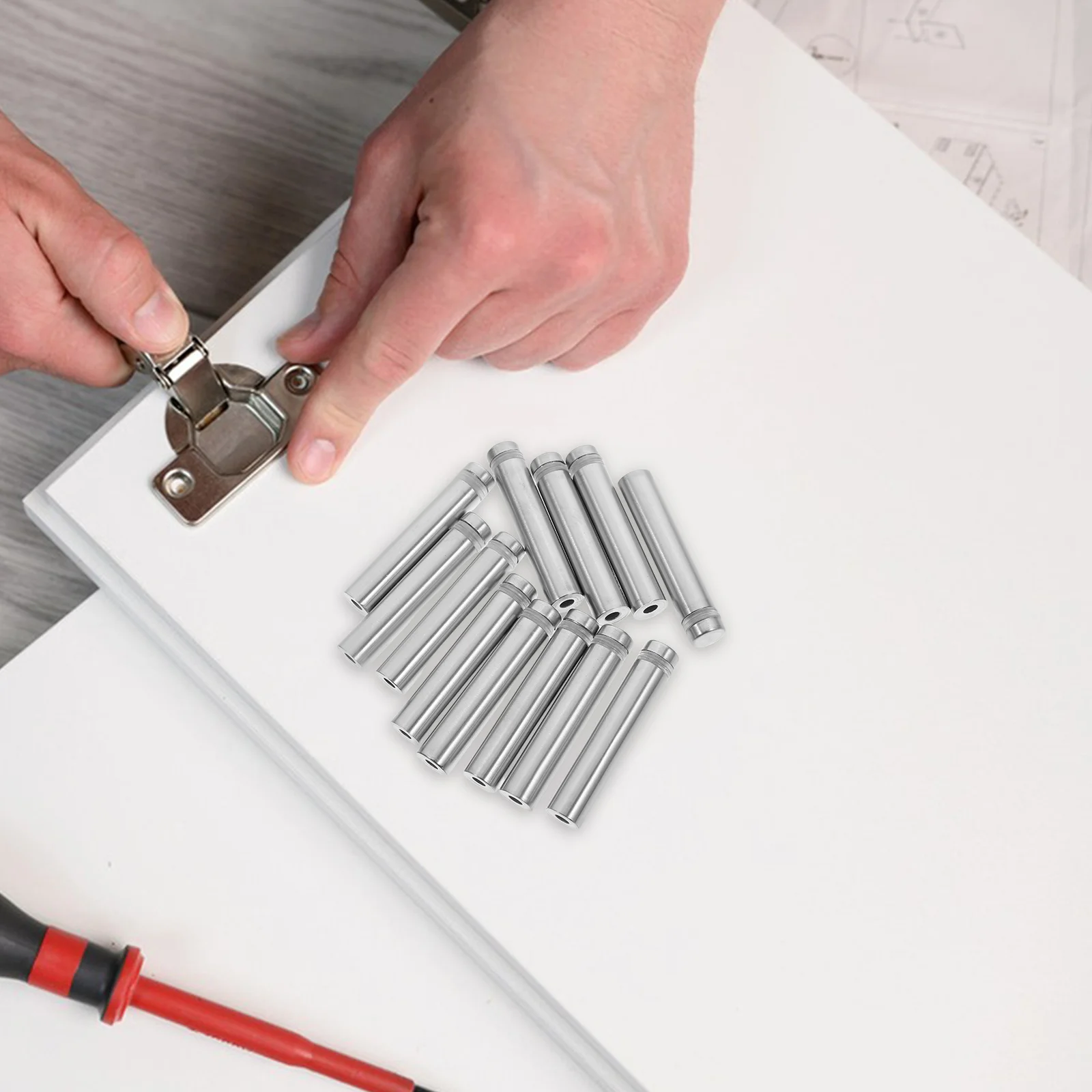 12 Pcs Photo Frame Poster Board Support Standoff Nail Sign Hardware Bolts Metal Stainless Steel Acrylic Screws
12 Pcs Photo Frame Poster Board Support Standoff Nail Sign Hardware Bolts Metal Stainless Steel Acrylic Screws