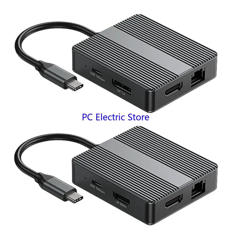 F19C Aluminum USB C to HDTV Adapter 7 Port Expansion Dock With 1000Mbps RJ45 Ethernet
F19C Aluminum USB C to HDTV Adapter 7 Port Expansion Dock With 1000Mbps RJ45 Ethernet
