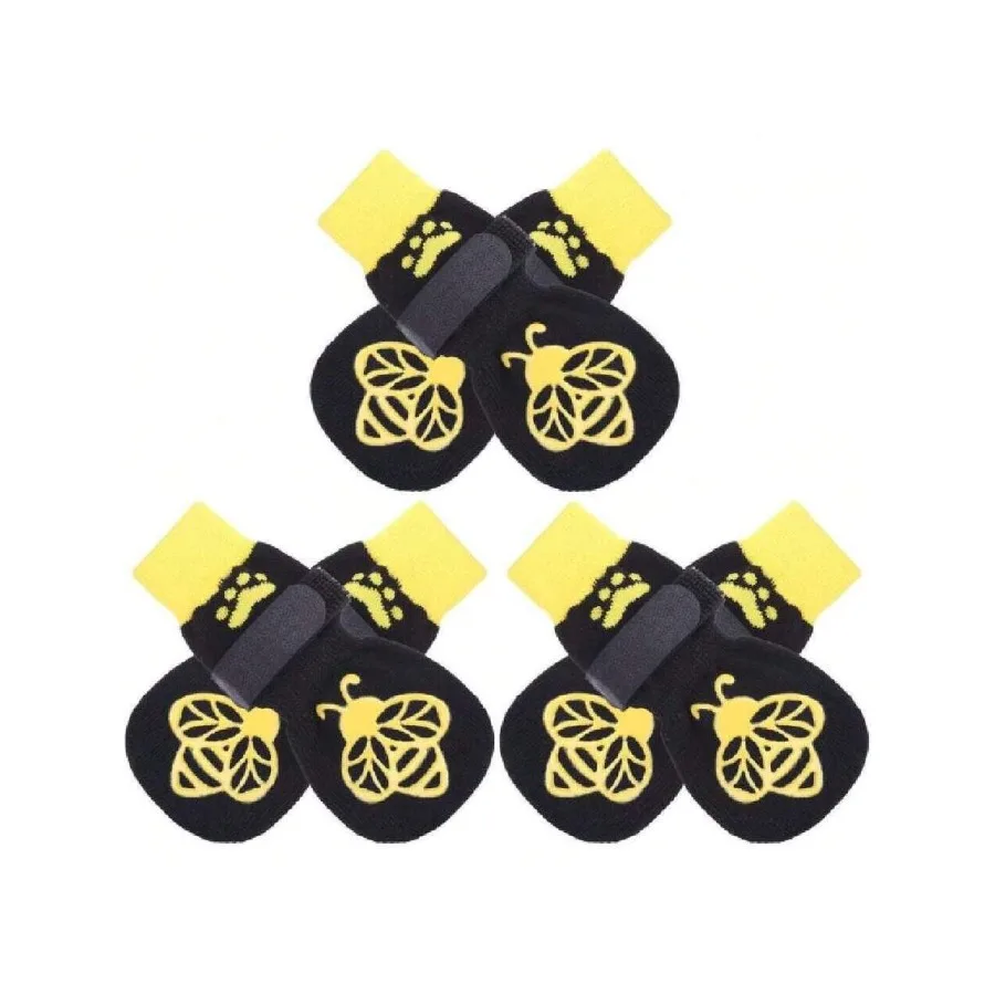 【New Arrival】Bee Pattern Dog Anti-Slip Shoes, 6PCS Paw Protectors for Small Breeds
【New Arrival】Bee Pattern Dog Anti-Slip Shoes, 6PCS Paw Protectors for Small Breeds