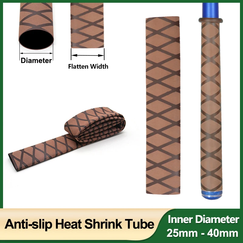 1meter Brown Anti-slip Heat Shrink Tube Waterproof for Fishing Rod/Racquet/Bicycle Handles/Tripod DIY Diameter 25/28/30/35/40mm
1meter Brown Anti-slip Heat Shrink Tube Waterproof for Fishing Rod/Racquet/Bicycle Handles/Tripod DIY Diameter 25/28/30/35/40mm
