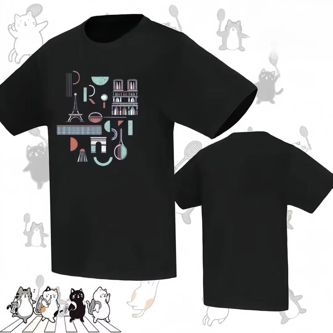 2026 new Badminton Suit Competition Style T-shirt Men's and Women's Summer Pure Cotton Breathable Sports Training Clothing
2026 new Badminton Suit Competition Style T-shirt Men's and Women's Summer Pure Cotton Breathable Sports Training Clothing