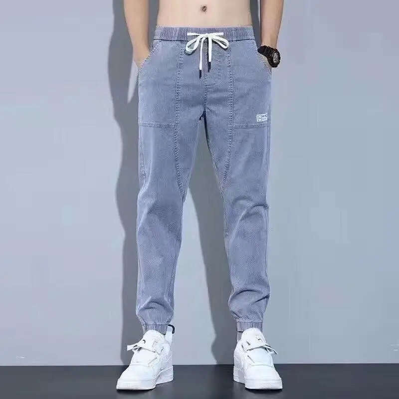 Men's Denim Pants 2026 New Trendy Flare Slim Fit Loose Versatile Drawstring Casual Trousers for Men
Men's Denim Pants 2026 New Trendy Flare Slim Fit Loose Versatile Drawstring Casual Trousers for Men