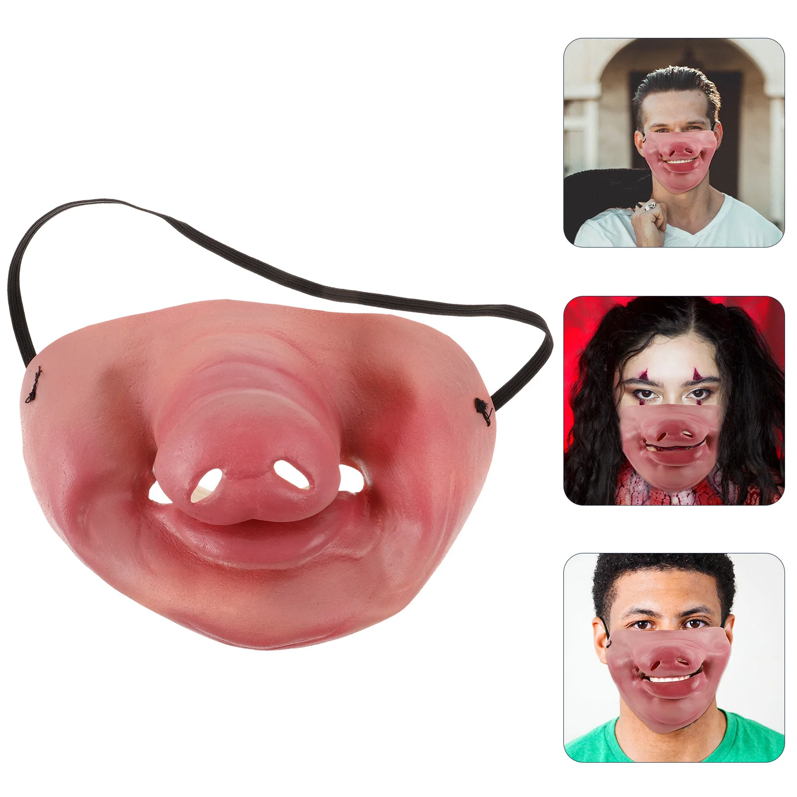 Pig Half Face Nose Costume Accessory Halloween Party Prop Realistic Design Decorative Pig Prop Simulation Cosplay
Pig Half Face Nose Costume Accessory Halloween Party Prop Realistic Design Decorative Pig Prop Simulation Cosplay