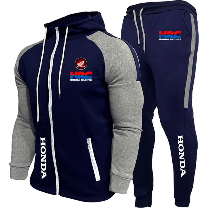 Honda logo Men's Racing Suit Outdoor Quick-Drying Comfortable Oversized Hooded Jacket Fitness Sweatpants Two-Piece Training Set
Honda logo Men's Racing Suit Outdoor Quick-Drying Comfortable Oversized Hooded Jacket Fitness Sweatpants Two-Piece Training Set