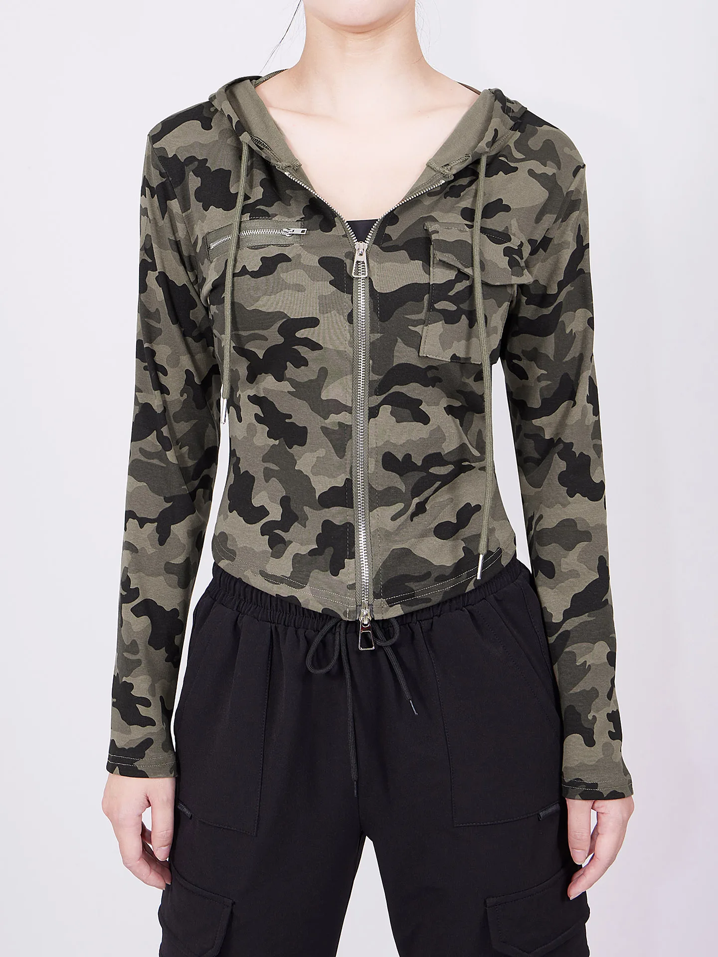 Street Sle Camouflage Hooded Long Sve ort Jaet Fitn Leisure Slimming Autumn Winter Women's Faion Square Dance Coat
Street Sle Camouflage Hooded Long Sve ort Jaet Fitn Leisure Slimming Autumn Winter Women's Faion Square Dance Coat