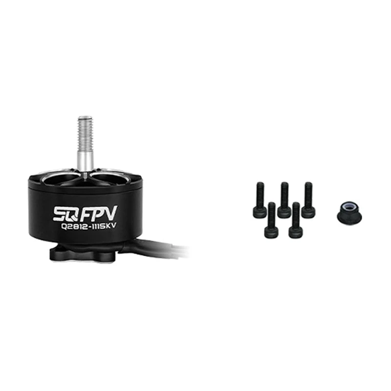 SEQURE Q2812 1115KV Brushless Aeromodelling Motor High Efficiency High Torque For 7/8/9 Inch Long Range Drones
SEQURE Q2812 1115KV Brushless Aeromodelling Motor High Efficiency High Torque For 7/8/9 Inch Long Range Drones