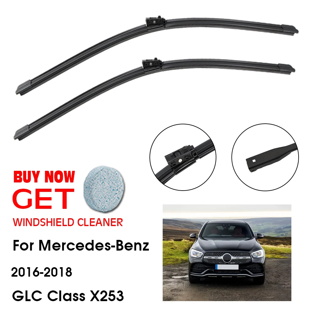 Car Wiper For Mercedes-Benz GLC Class X253 24"+19" 2016-2018 Fronte Window Washer Windscreen Windshield Blades Accessories
Car Wiper For Mercedes-Benz GLC Class X253 24"+19" 2016-2018 Fronte Window Washer Windscreen Windshield Blades Accessories