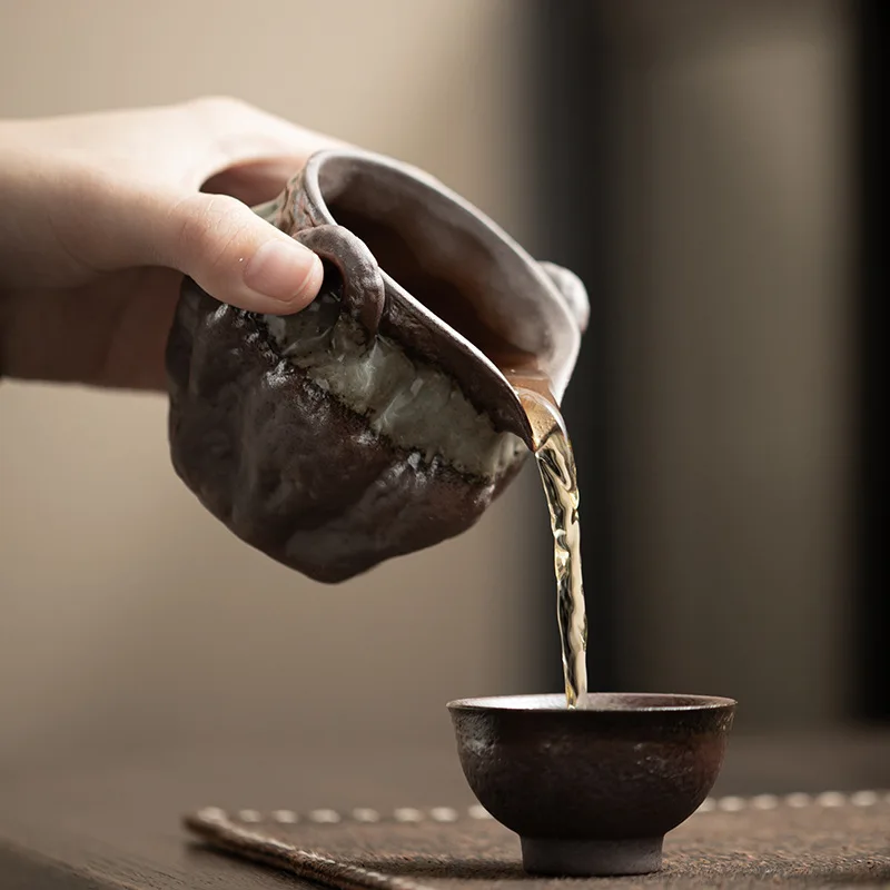 Stoneware Water Pitcher Gong Dao Bei Old Rock Clay Ceramic Tea Vintage Teaware Accessories Handmade Pot Cup
Stoneware Water Pitcher Gong Dao Bei Old Rock Clay Ceramic Tea Vintage Teaware Accessories Handmade Pot Cup