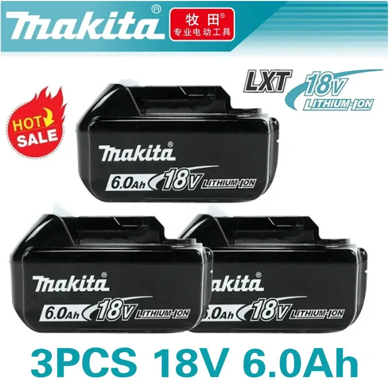 100% batería recargable original Makita 6.0Ah 18V para herramientas eléctricas Makita 18V BL1830 BL1830B BL1840 BL1840B BL1850
100% batería recargable original Makita 6.0Ah 18V para herramientas eléctricas Makita 18V BL1830 BL1830B BL1840 BL1840B BL1850
