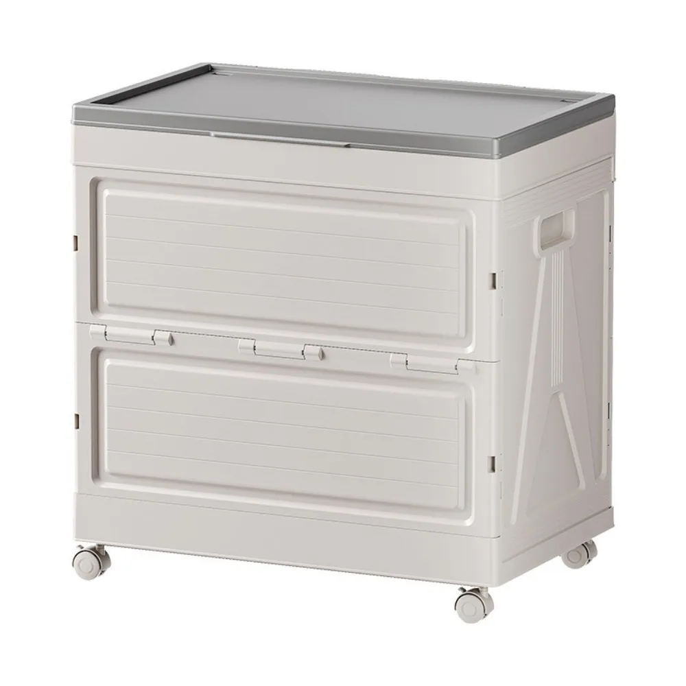 Foldable Wardrobe Storage Box with Wheels Clamshell Design Clothes Storage Basket Stackable Dust Proof Toy Storage Box
Foldable Wardrobe Storage Box with Wheels Clamshell Design Clothes Storage Basket Stackable Dust Proof Toy Storage Box