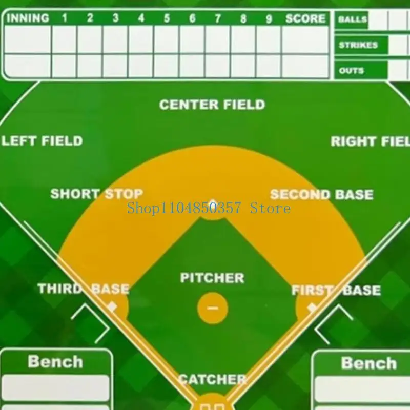 652F Baseball Strategy Clipboard Coaches Board Dry Erases Baseball Clipboard Easy Use
652F Baseball Strategy Clipboard Coaches Board Dry Erases Baseball Clipboard Easy Use