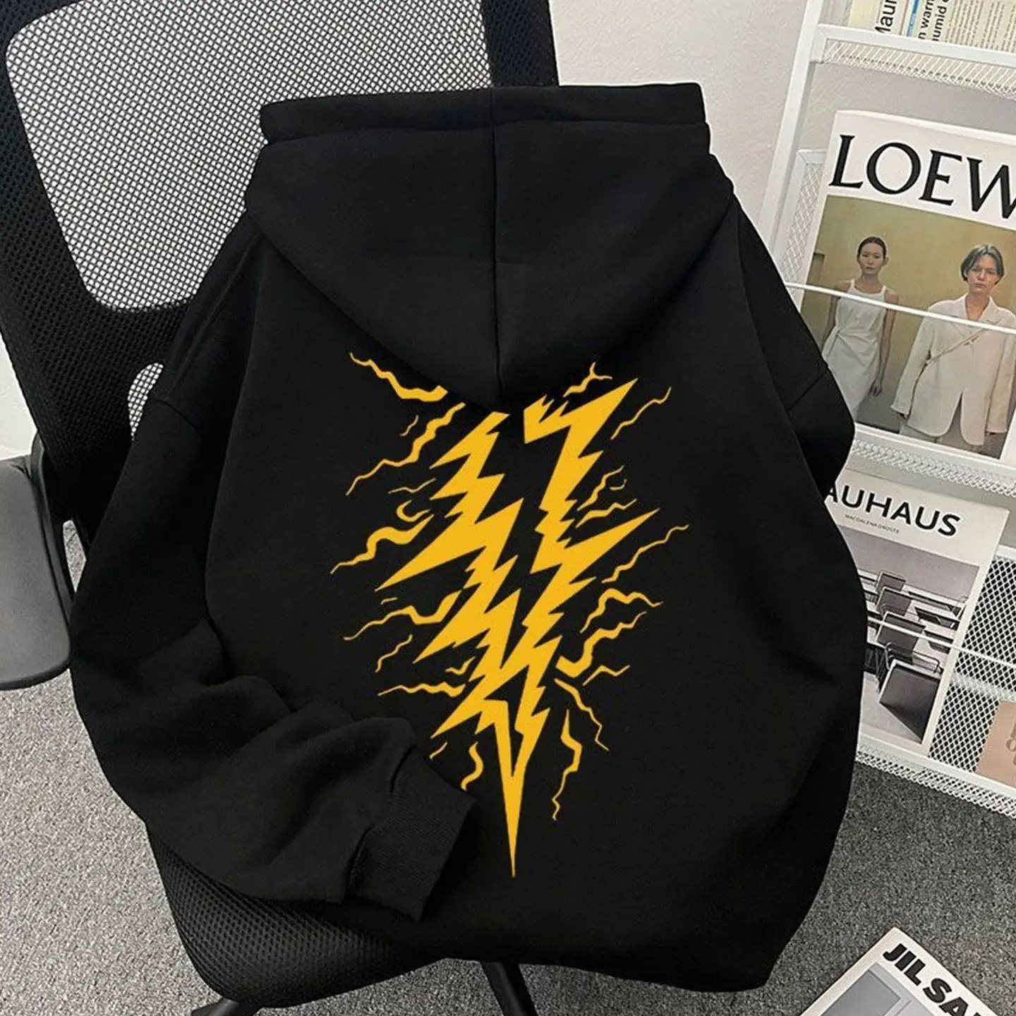 ex plus Size 300 Pou Super Lightning Print Hoodie Sweatirt American High Street Sle Spring Autumn Winter Outerwear
ex plus Size 300 Pou Super Lightning Print Hoodie Sweatirt American High Street Sle Spring Autumn Winter Outerwear