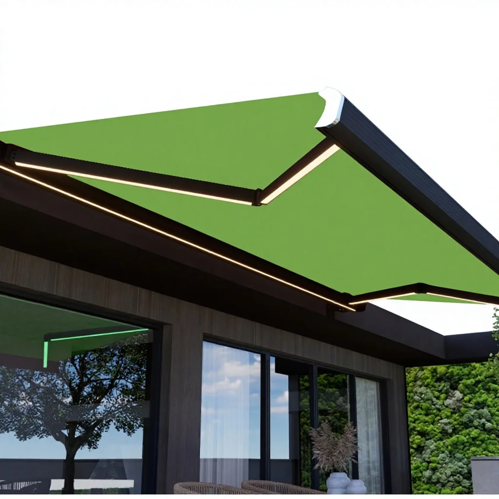 Factory-Source Full-Box Aluminum Alloy PVC Sail Canopy Awning Outdoor Terrace Balcony Waterproof Remote-Controlled Retractable
Factory-Source Full-Box Aluminum Alloy PVC Sail Canopy Awning Outdoor Terrace Balcony Waterproof Remote-Controlled Retractable