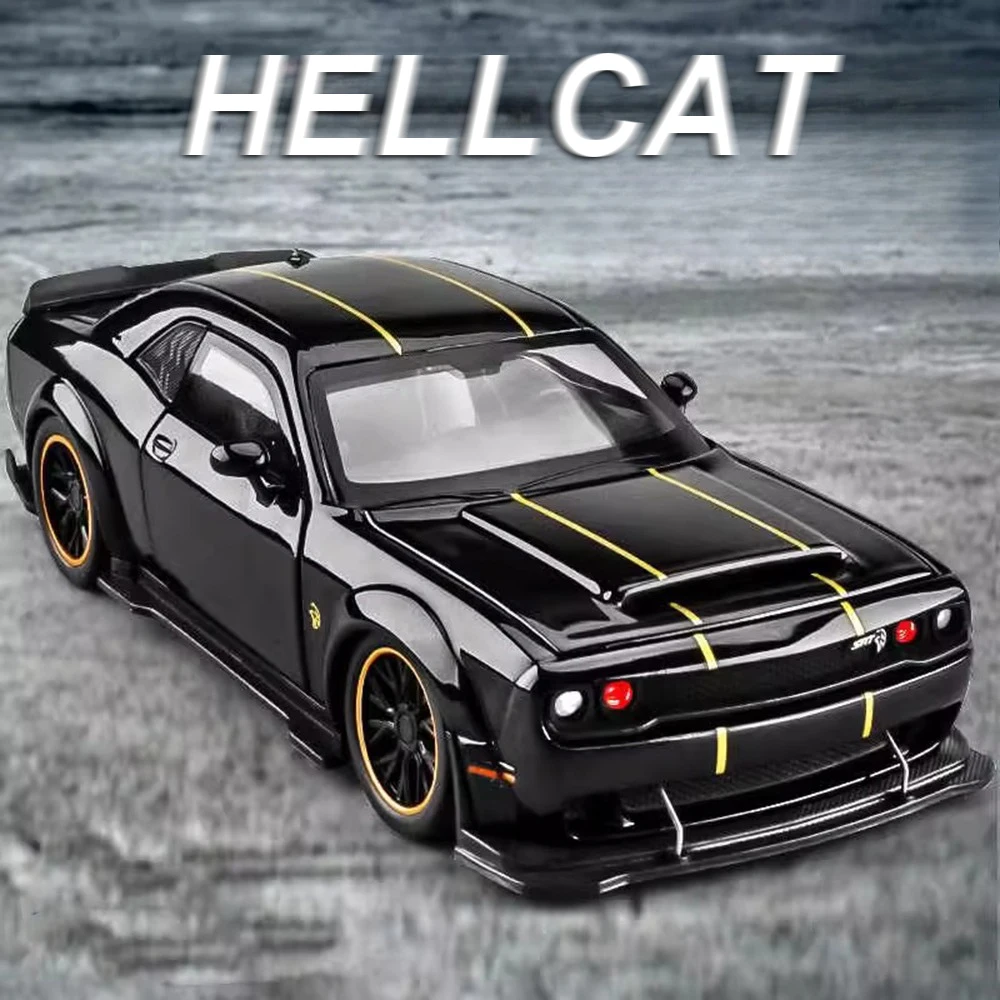 1:32 Hellcat SRT Tomahawk Alloy Diecast Model Toys Car Sound Light Pull Back Front Wheel Steering Vehices Friend's Holiday Gifts
1:32 Hellcat SRT Tomahawk Alloy Diecast Model Toys Car Sound Light Pull Back Front Wheel Steering Vehices Friend's Holiday Gifts