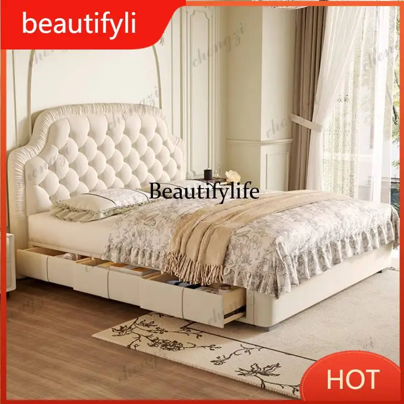 A139 Minimalist Unique Double Bed Decoration Design Household Wooden Double Bed Storage Accessories Cama Twin Furniture For Home
A139 Minimalist Unique Double Bed Decoration Design Household Wooden Double Bed Storage Accessories Cama Twin Furniture For Home