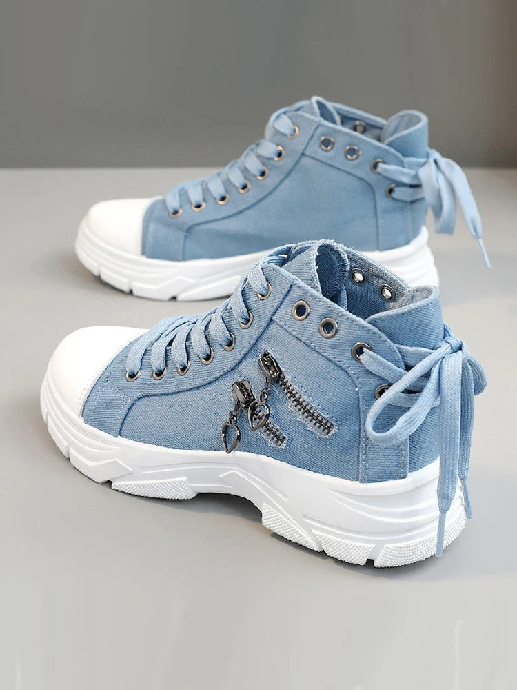 Casual Canvas Boots Women's Thick Bottom Platform Slip-On Shoes High Top Cotton Lined round Toe Rubber Outsole
Casual Canvas Boots Women's Thick Bottom Platform Slip-On Shoes High Top Cotton Lined round Toe Rubber Outsole