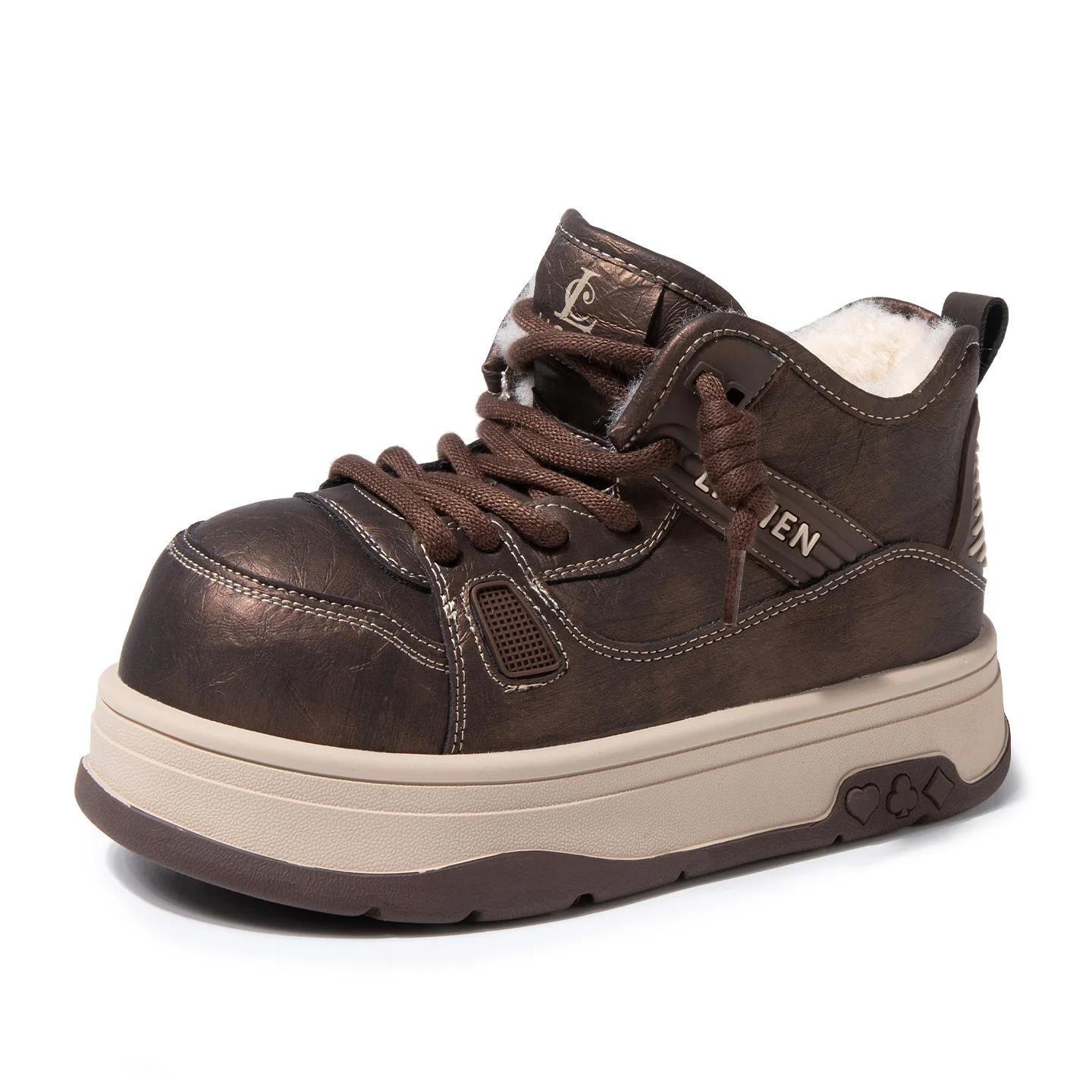 Fujin 5 см, белые женские кроссовки на платформе из натуральной кожи, широкие удобные теплые меховые плюшевые удобные зимние ботинки, зимние ботинки
Fujin 5 см, белые женские кроссовки на платформе из натуральной кожи, широкие удобные теплые меховые плюшевые удобные зимние ботинки, зимние ботинки